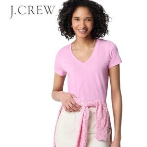 NWT J. Crew Short-sleeve vintage cotton V-neck tee